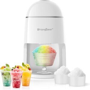 Electric Ice Shaver Slushie Machine Snow-cone Maker For Kids Birthday Party